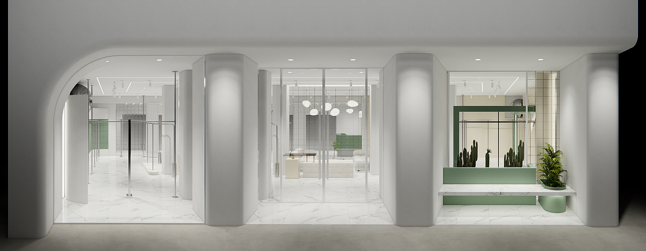 AO YA女装集合店（图ZMjg5MzUxNDAw） - 商业空间设计 - 站酷设计师HLKai原创素材 - 站酷ZCOOL