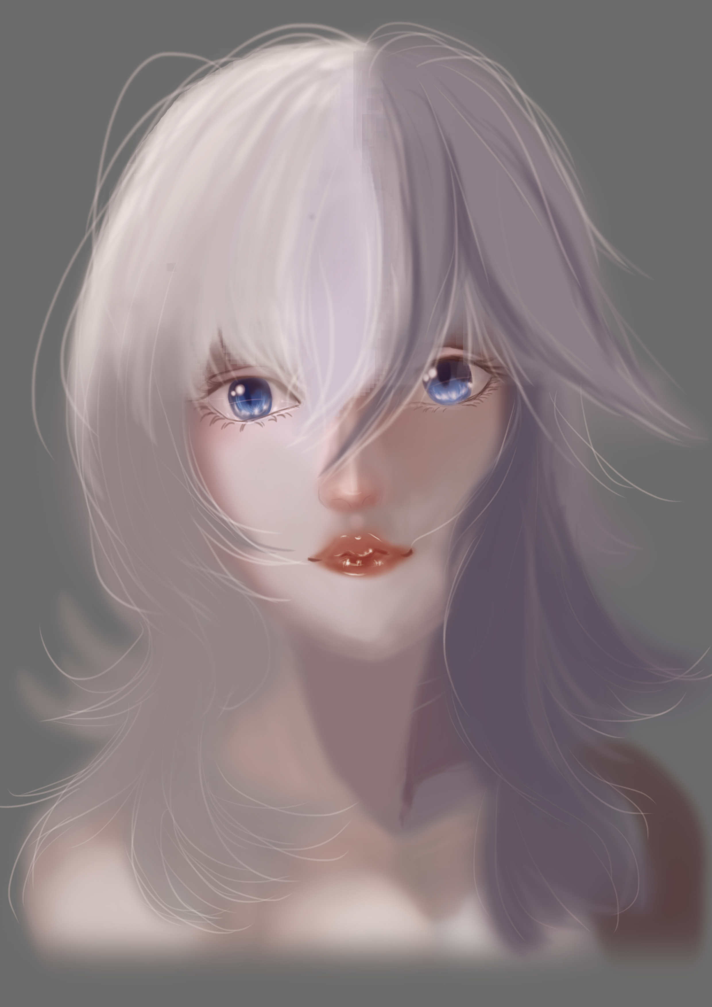 手绘板练习头像|插画|插画习作|颜落凡 - 临摹作品 - 站酷 (zcool)