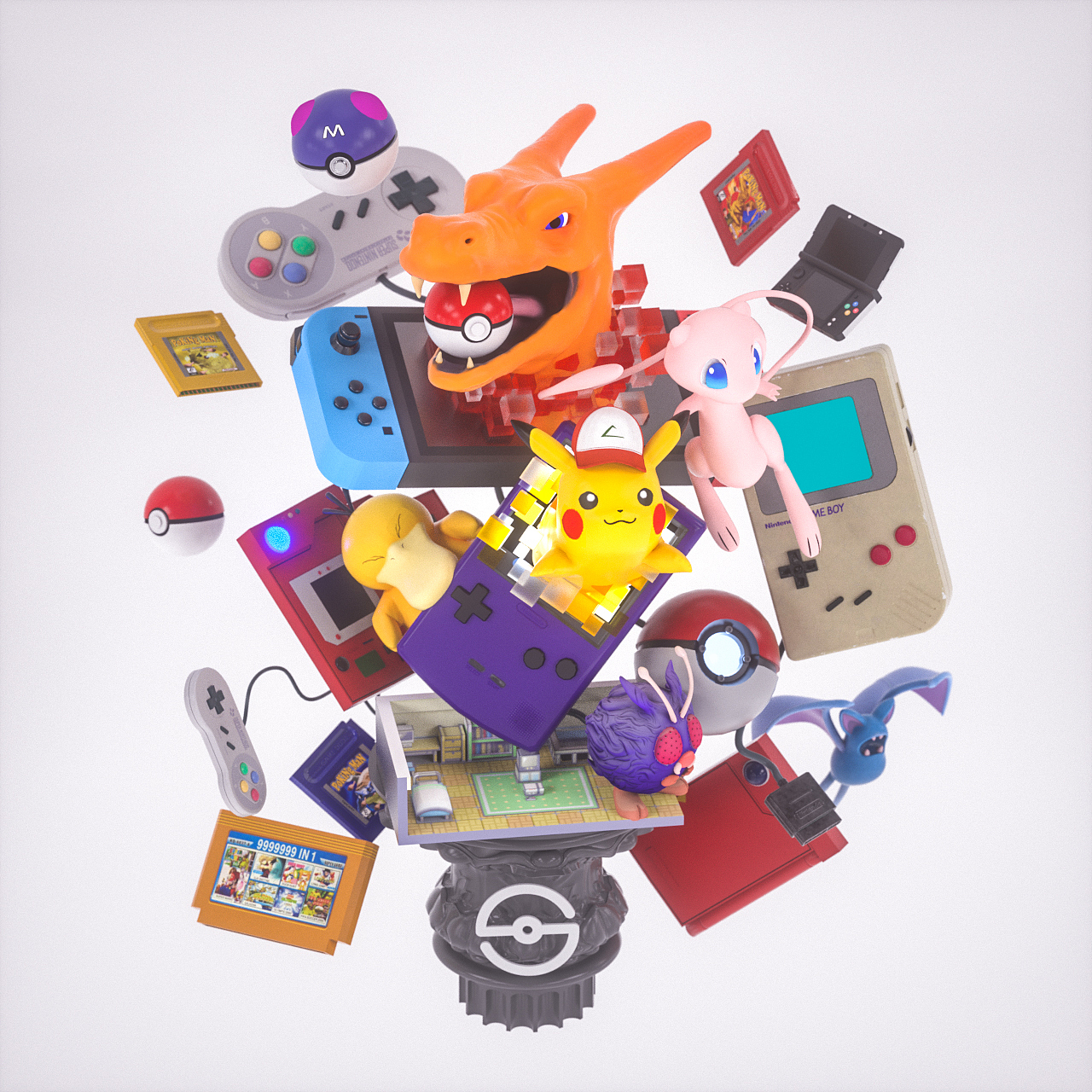 C4D作品——闲时作品