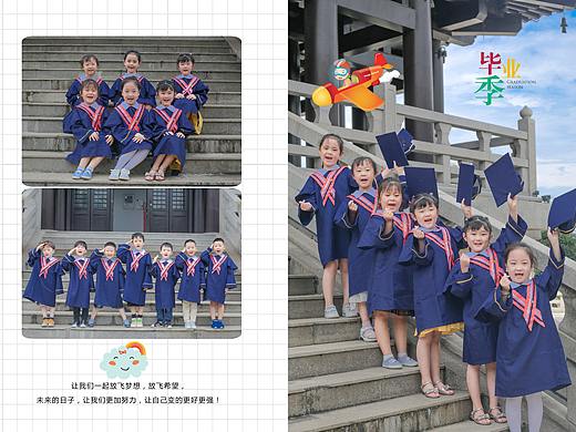 毕业照拍摄幼儿园创意毕业摄影儿童写真