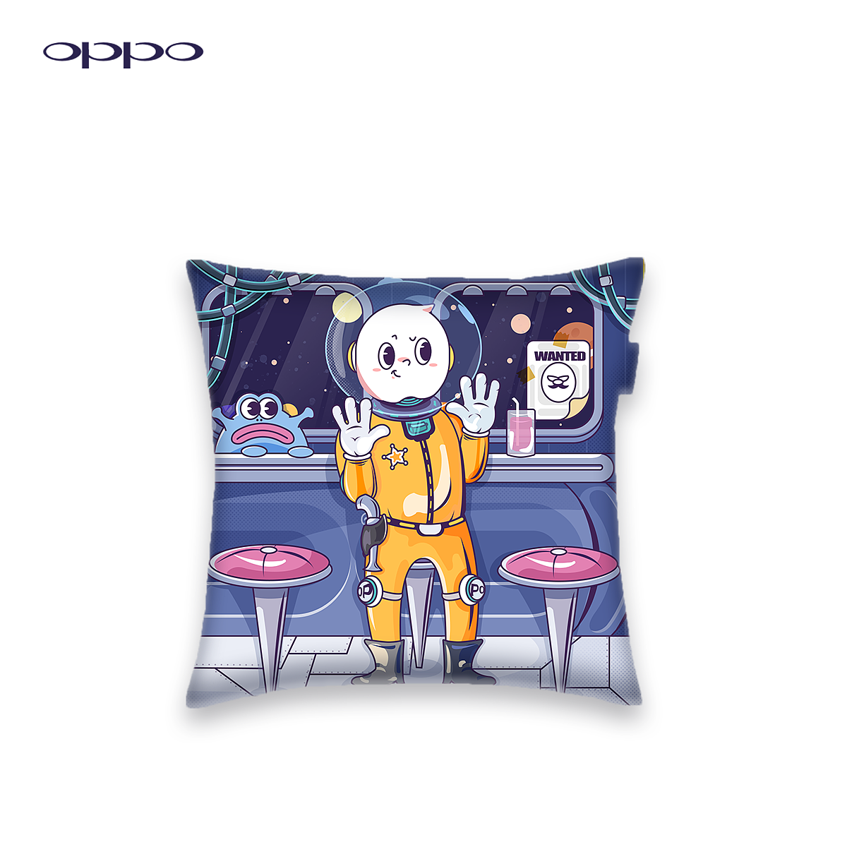 OPPO Enco free 耳机真有一套《小欧之宇宙赏金猎人》（图ZMTkxMzAwMDQ4） - 图案 - 站酷设计师空中见原创素材 - 站酷ZCOOL