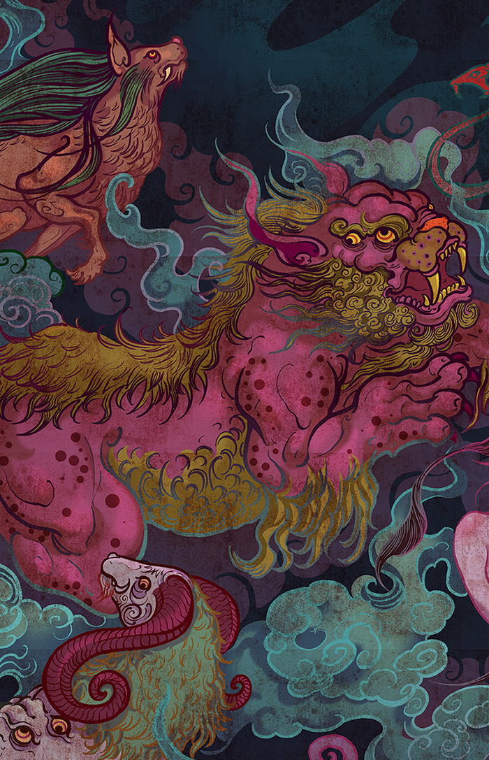 乾坤|插画|商业插画|空谷椿树 - 原创作品 - 站酷 (zcool)