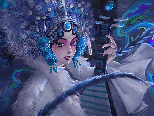 桂剧文创和插画