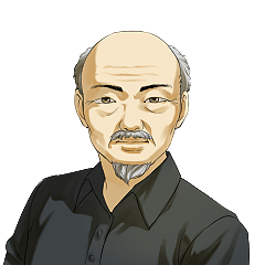 原创作品动漫单幅漫画二次元国漫肖像漫画头像小孩大叔中年人现代