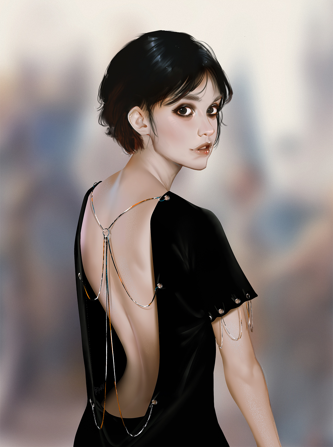 这个背美吗？（图ZMjU0OTg1MzY4） - 商业插画 - 站酷设计师Peter肖吉原创素材 - 站酷ZCOOL