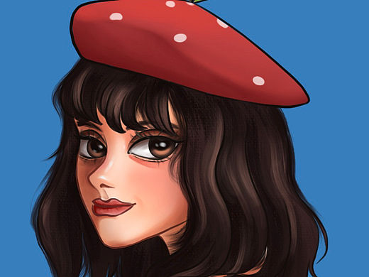 少女頭像練習(xí)（個人主頁-ZNjQzMTE0NzY=） - 創(chuàng)作習(xí)作 - 站酷設(shè)計師喵了個喵zy原創(chuàng)素材 - 站酷ZCOOL