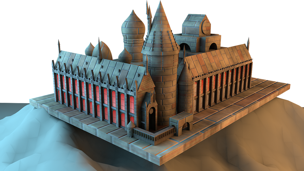 霍格沃茨魔法學(xué)校（圖ZMTkwNjMyMDY0） - 建筑/空間 - 站酷設(shè)計(jì)師一拘大人原創(chuàng)素材 - 站酷ZCOOL