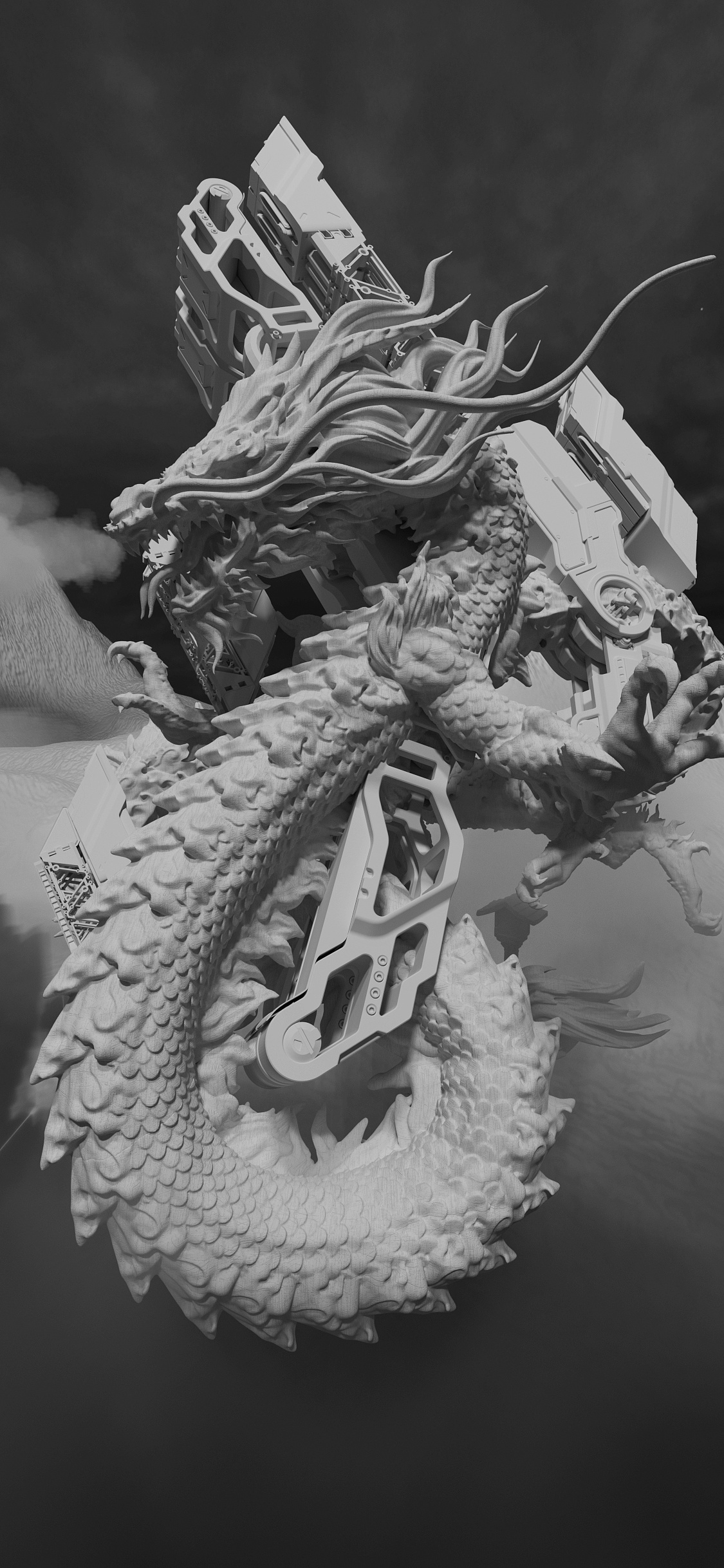 夜店海报i二月二龙抬头_墨昀-站酷zcool