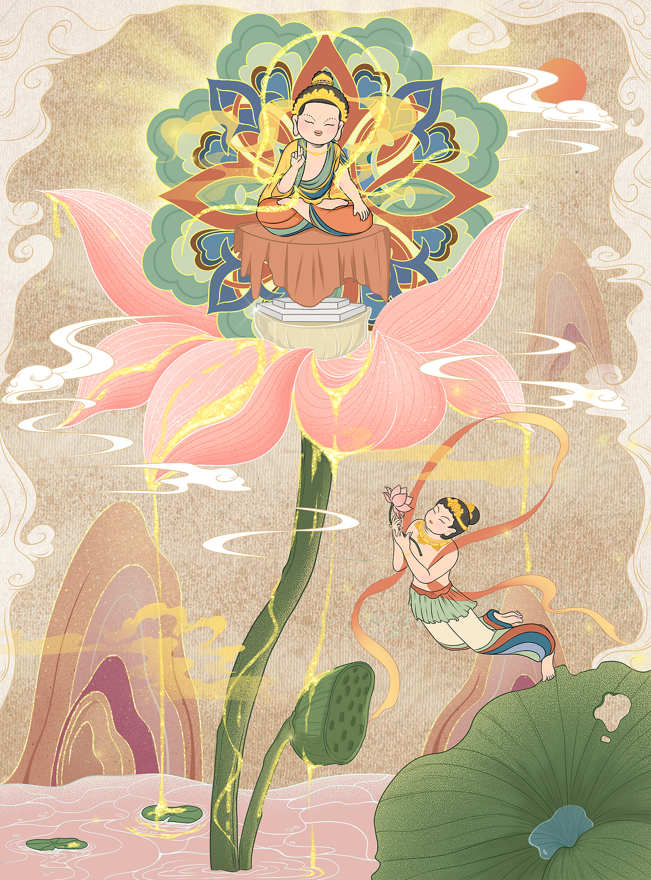 敦煌|原创国风插画