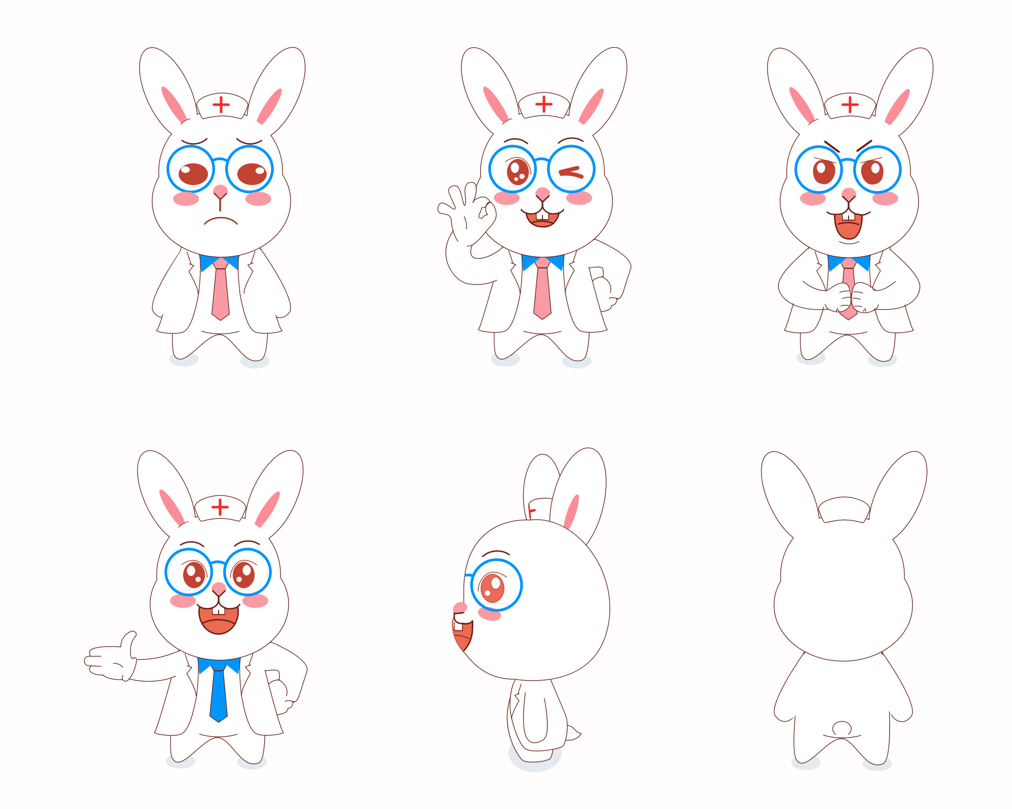 兔子医生的空白页设计