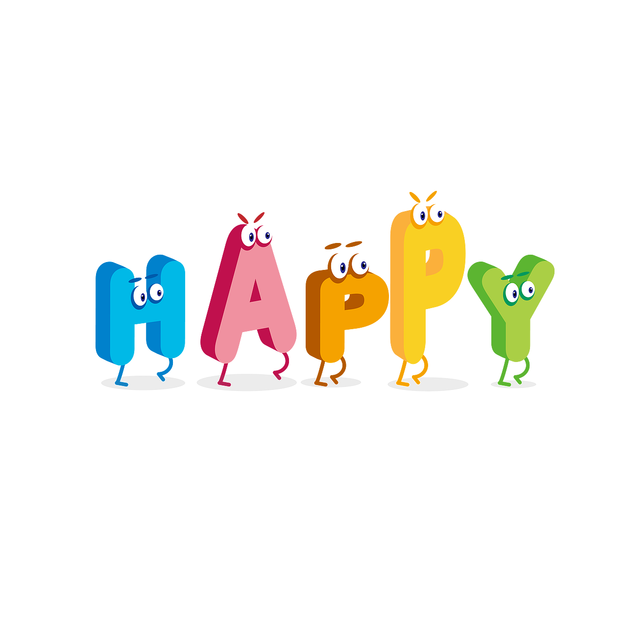 童趣英文立体字母小人