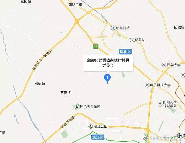 位于郫县德源镇东林村距离郫县城区15分钟车程以内