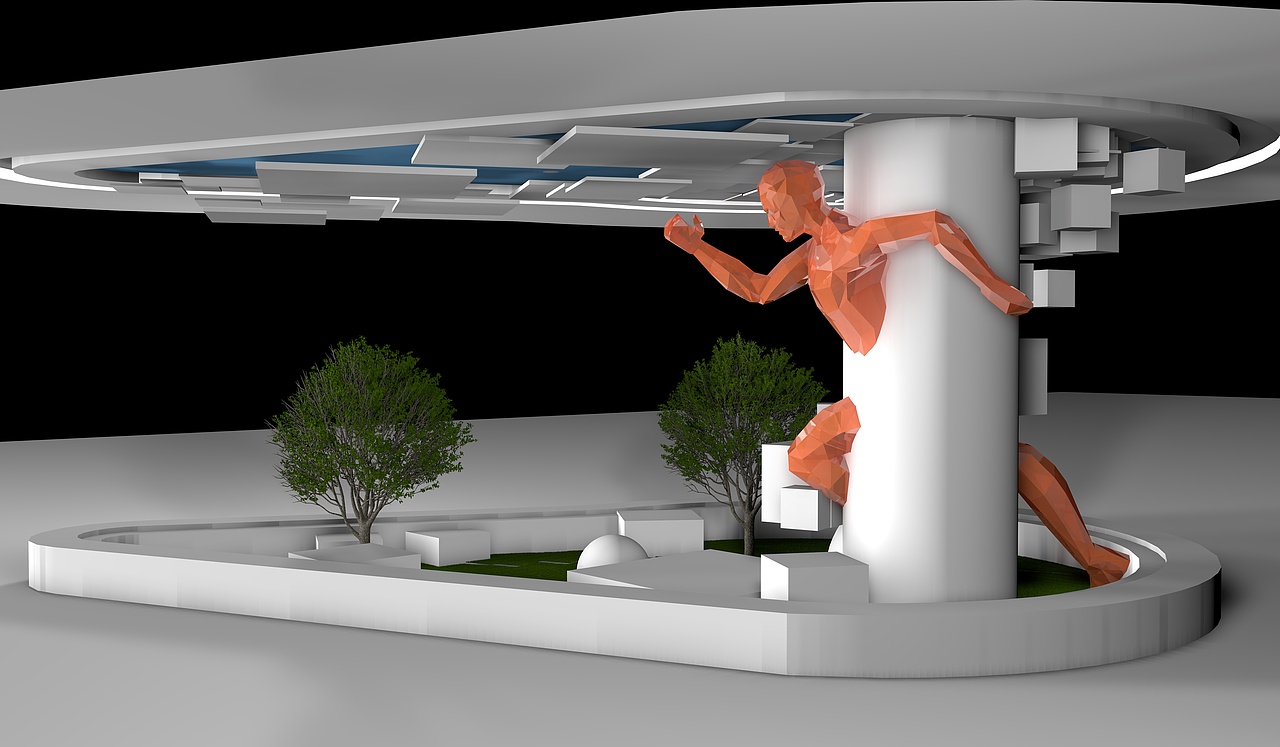 2020春节新年商业美陈设计（图ZMTkxOTAyNzA4） - 展陈设计 - 站酷设计师侠客行不行原创素材 - 站酷ZCOOL