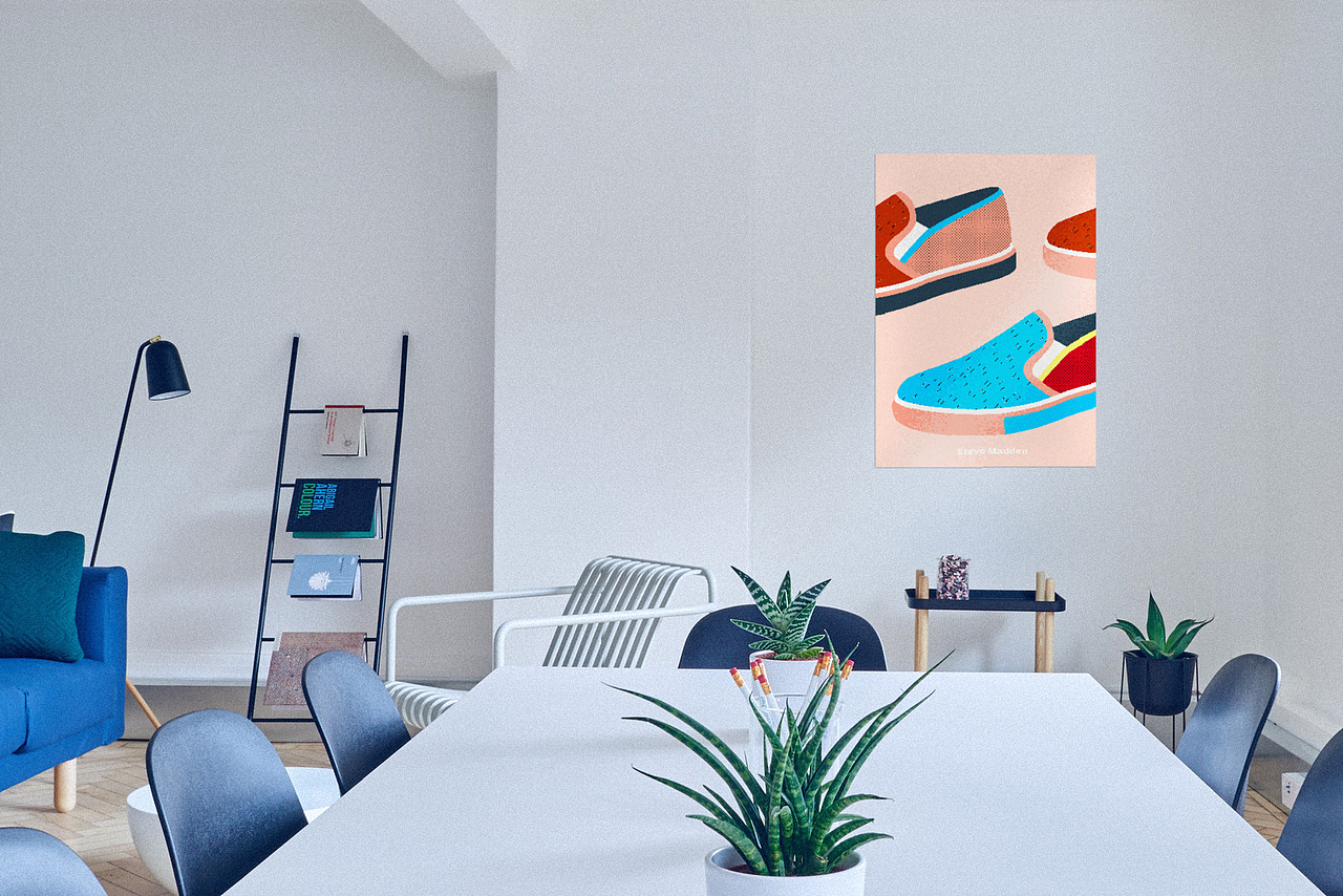 8 Iconic Shoes Reimagined as Through Illustration(图ZMTEyOTY5Mzcy) - 海报 - 站酷设计师苏大舟原创素材 - 站酷ZCOOL