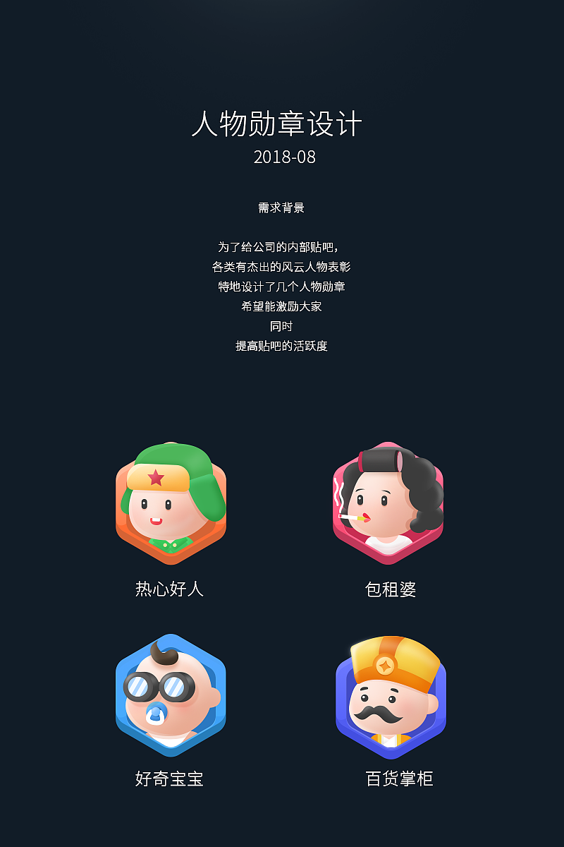 贴吧人物勋章设计（图ZMTI4NjE5NzY0） - 图标 - 站酷设计师ZenHz原创素材 - 站酷ZCOOL