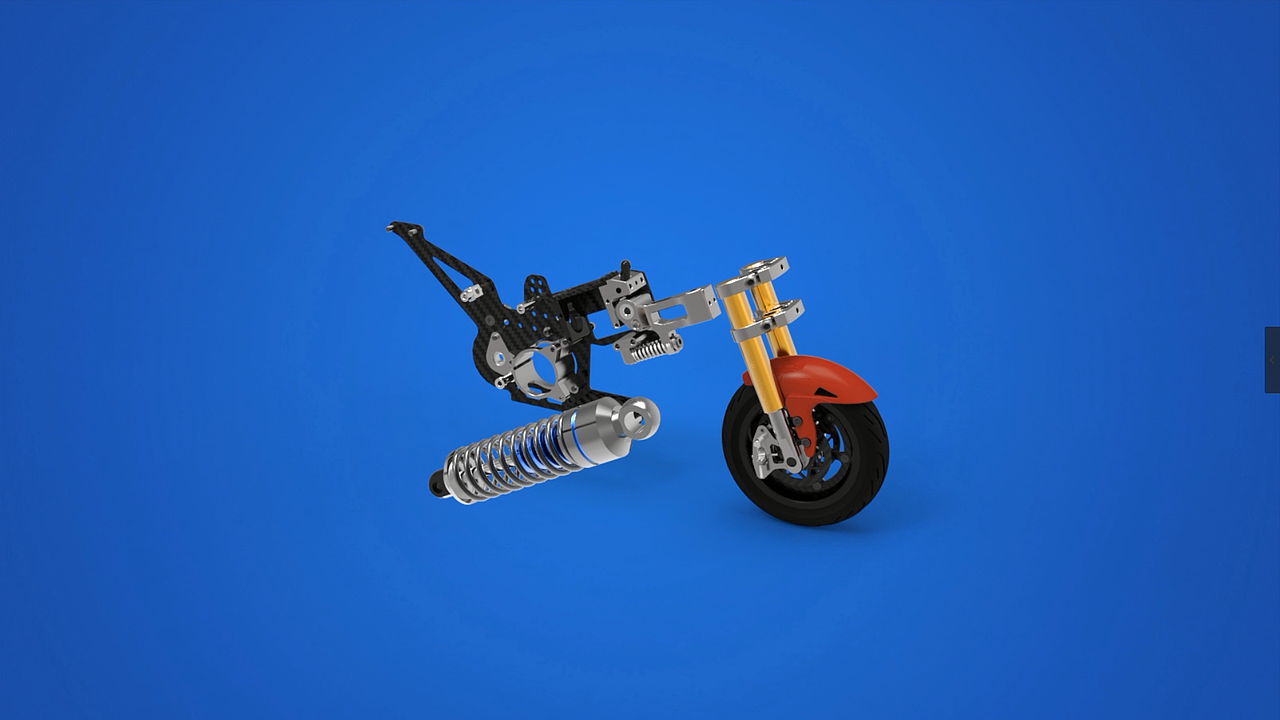 競速摩托車模型產(chǎn)品展示+組裝過程動畫（2）（圖ZMTgwNTU5ODI0） - 動畫/影視 - 站酷設(shè)計師古DE原創(chuàng)素材 - 站酷ZCOOL