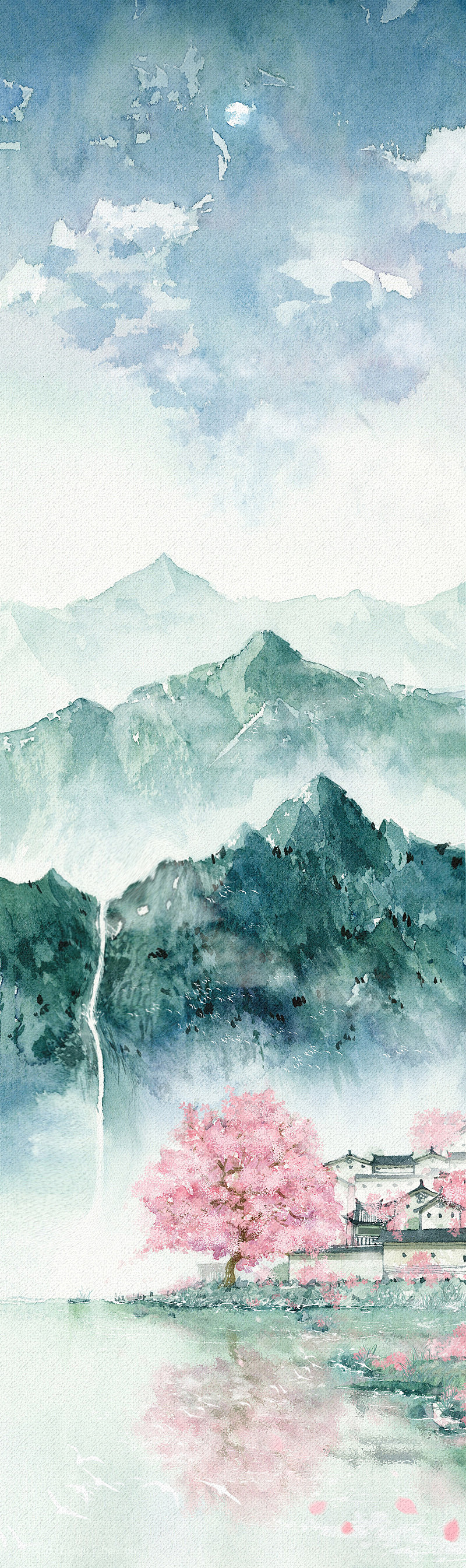 青青之上 · 烟雨的一切（图ZMjI2NDg1MTg4） - 创作习作 - 站酷设计师不语氏原创素材 - 站酷ZCOOL