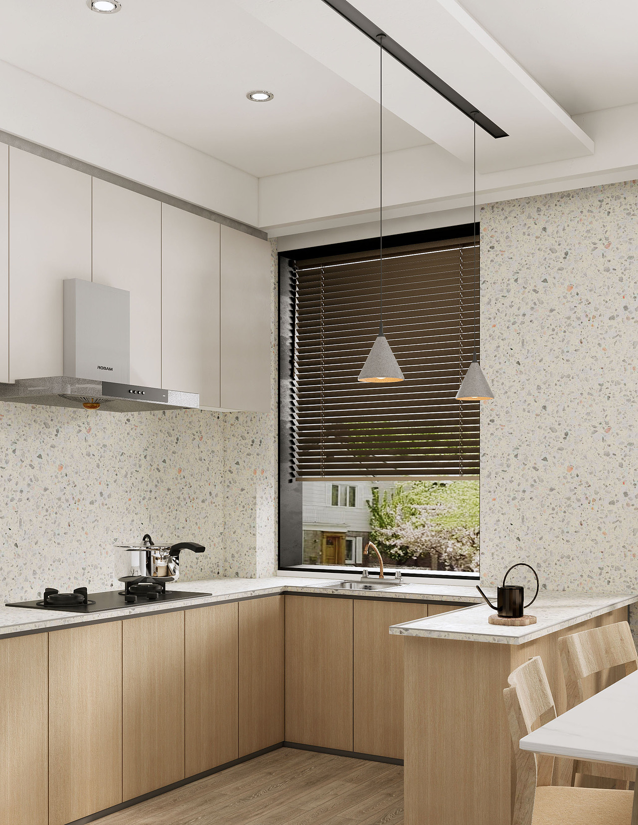 住宅空間 客餐廳渲染（圖ZMjg2OTU3OTI0） - 建筑/空間 - 站酷設(shè)計(jì)師聽夏_原創(chuàng)素材 - 站酷ZCOOL