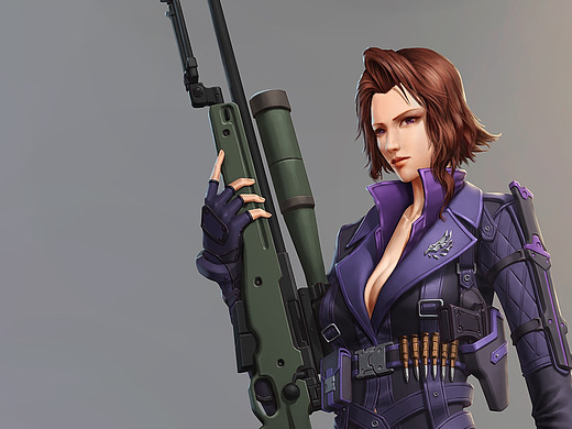 是 【狙擊手】35准备行动的女狙击手名动漫cg数娱dota 狙击手190谭老