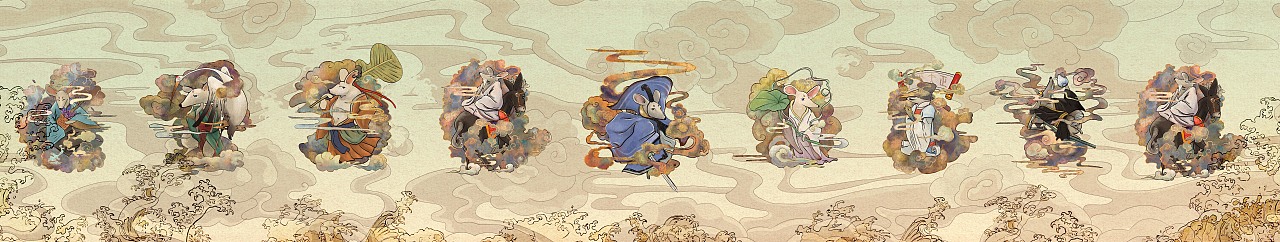 鼠年吉祥（图ZMTgyNjQ2NjI0） - 商业插画 - 站酷设计师Echolico原创素材 - 站酷ZCOOL
