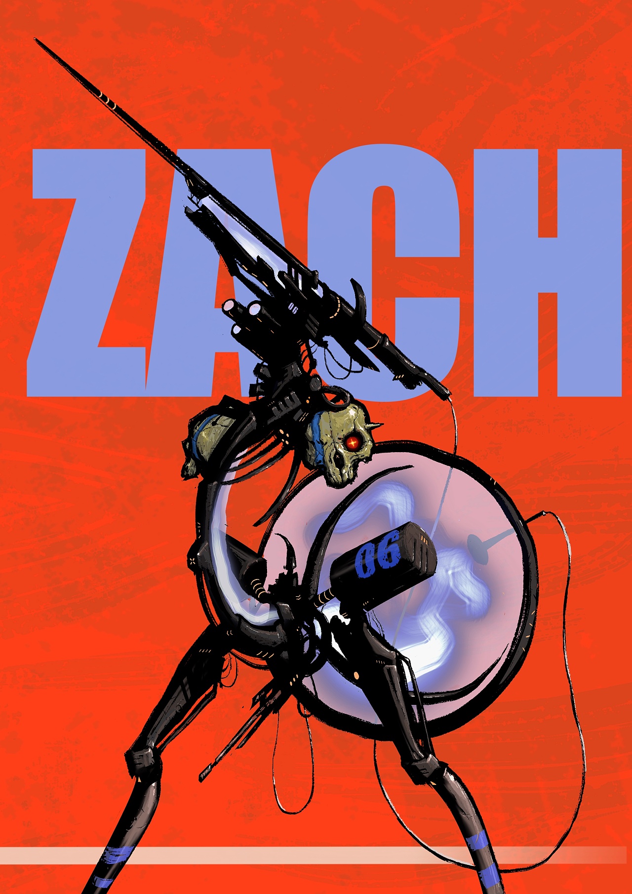 生物机械6连击|插画|概念设定|zachisadrumer - 原创作品 - 站酷