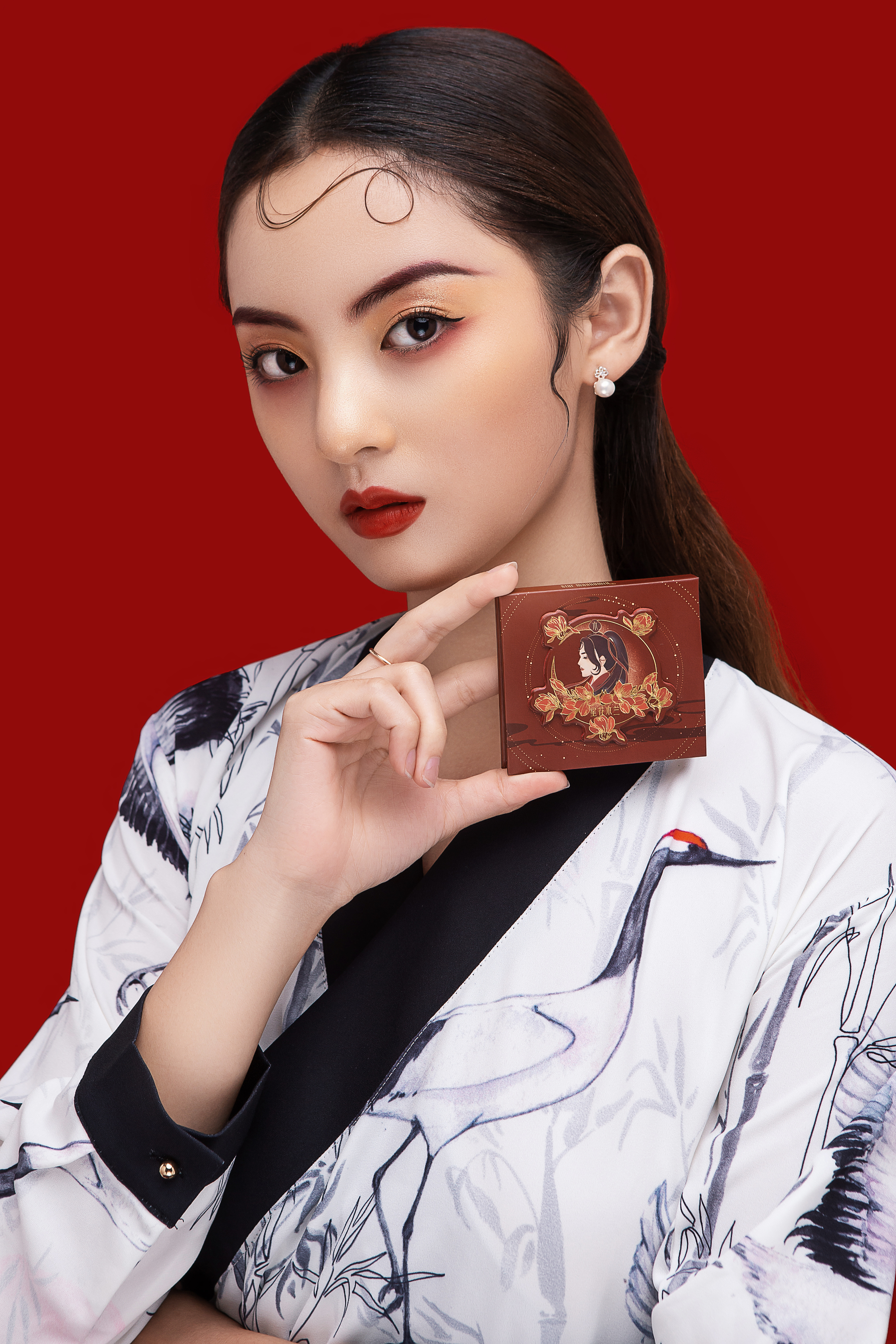 星花木兰彩妆模特