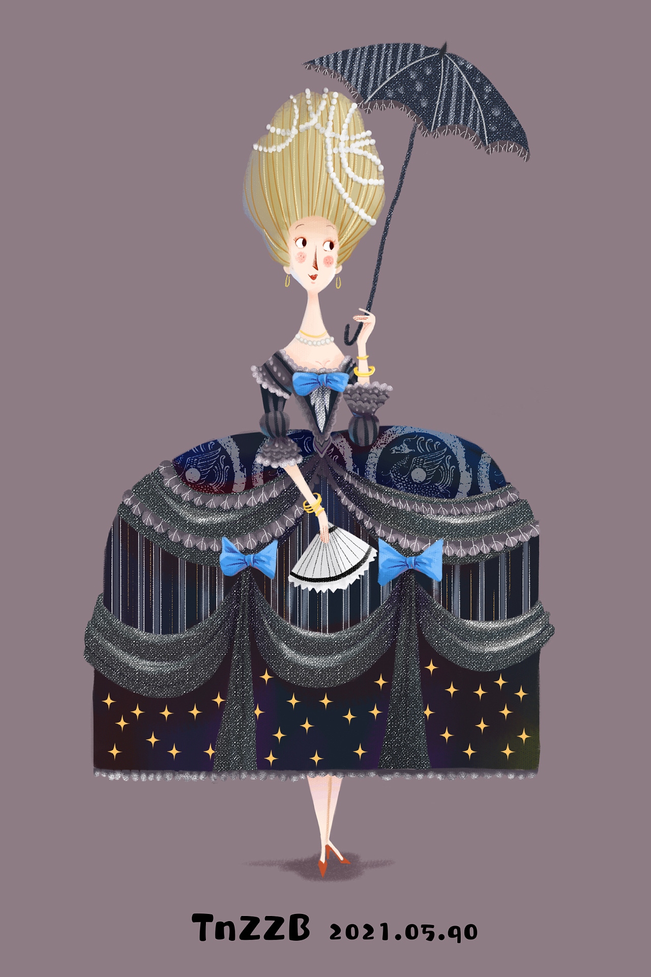 贵妇|插画|儿童插画|tnzb - 原创作品 - 站酷 (zcool)