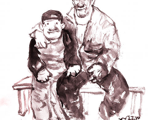 水墨人物（个人主页-ZNjY3OTA3MjQ=） - 实验艺术 - 站酷设计师子鉴设计原创素材 - 站酷ZCOOL