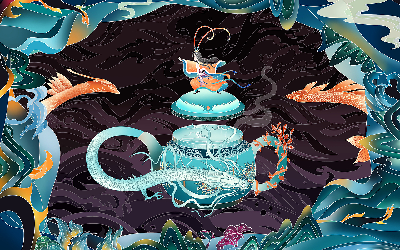 《东圣·鼎龙志》（图ZMjYzMzU1MTQ0） - 包装 - 站酷设计师姚骁洋_Enoch原创素材 - 站酷ZCOOL