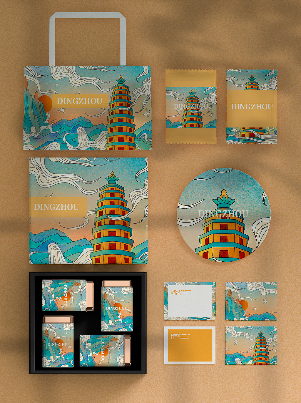 国潮插画开元寺塔作品信息创作时间2020/05/15添加表情喜欢ta的作品吗