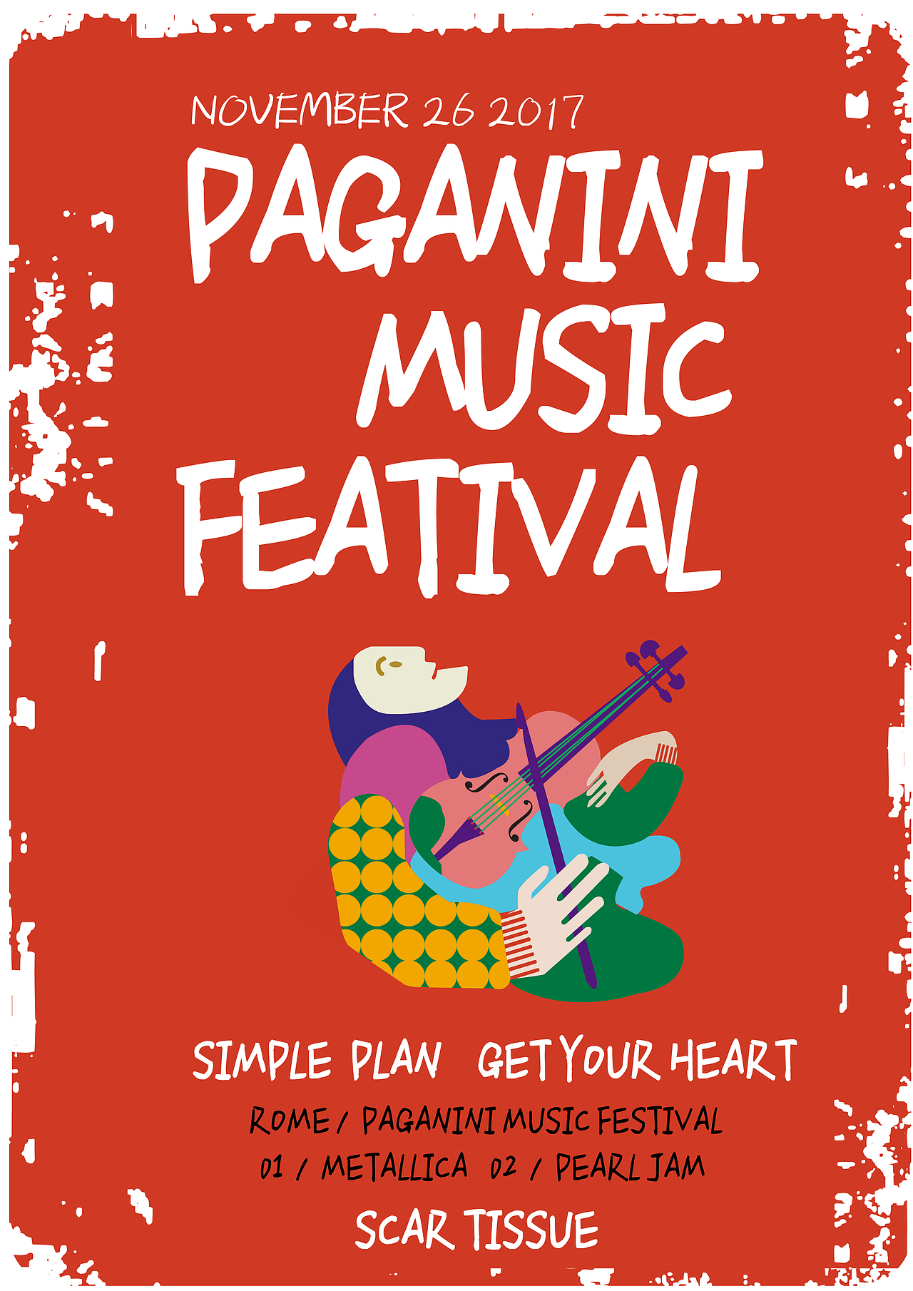 荷兰pingpop音乐节海报设计