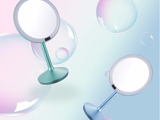 化妆镜/感应镜/收纳镜产品集合（个人主页-ZMzc2MDQ1MDA=） - 生活用品 - 站酷设计师加比熊原创素材 - 站酷ZCOOL