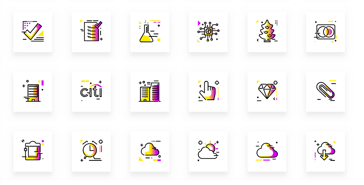 图标/五彩斑斓（图ZMjEwNzU3Mzgw） - 图标 - 站酷设计师蟹老板的妹妹原创素材 - 站酷ZCOOL