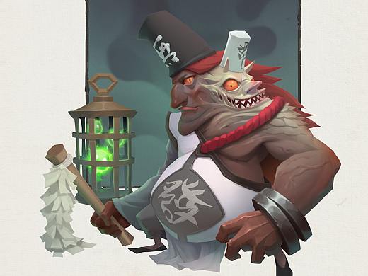 游戏美术——黑白无常