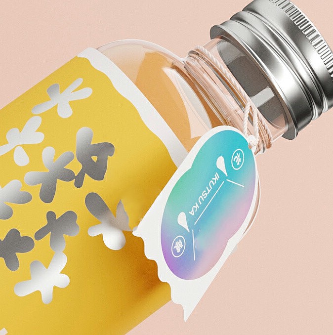 糖果色系酒品包装