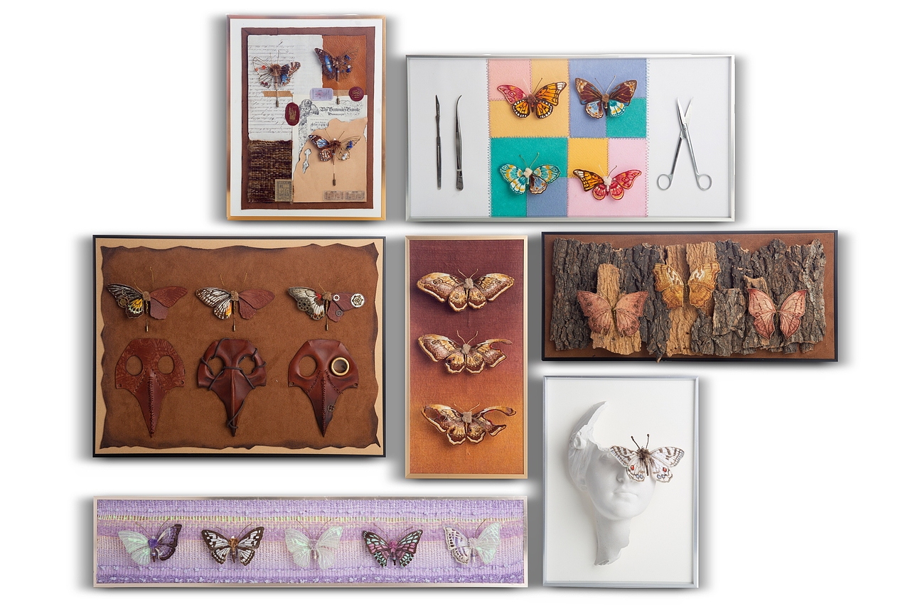 #2021青春答卷＃四川美术学院《social butterfly7》（图ZMjU3MDA3MDA0） - 工艺品设计 - 站酷设计师是闷闷原创素材 - 站酷ZCOOL