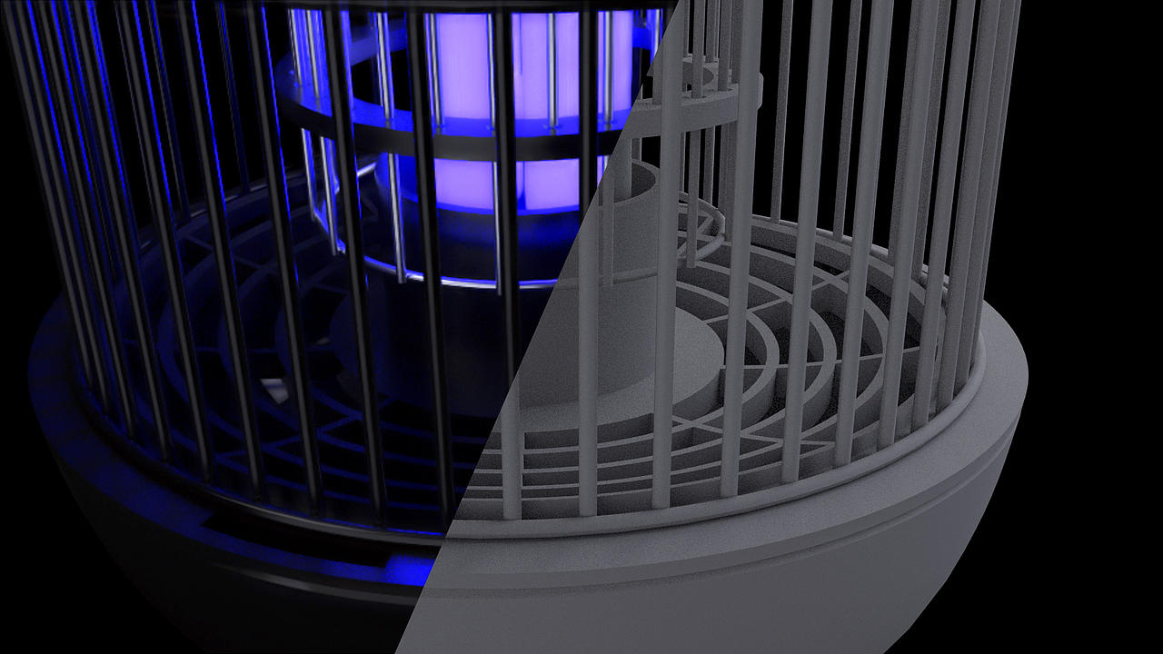 【C4D产品设计】做个驱蚊灯