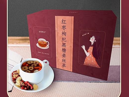 红枣枸杞黑糖姜丝茶  详情页