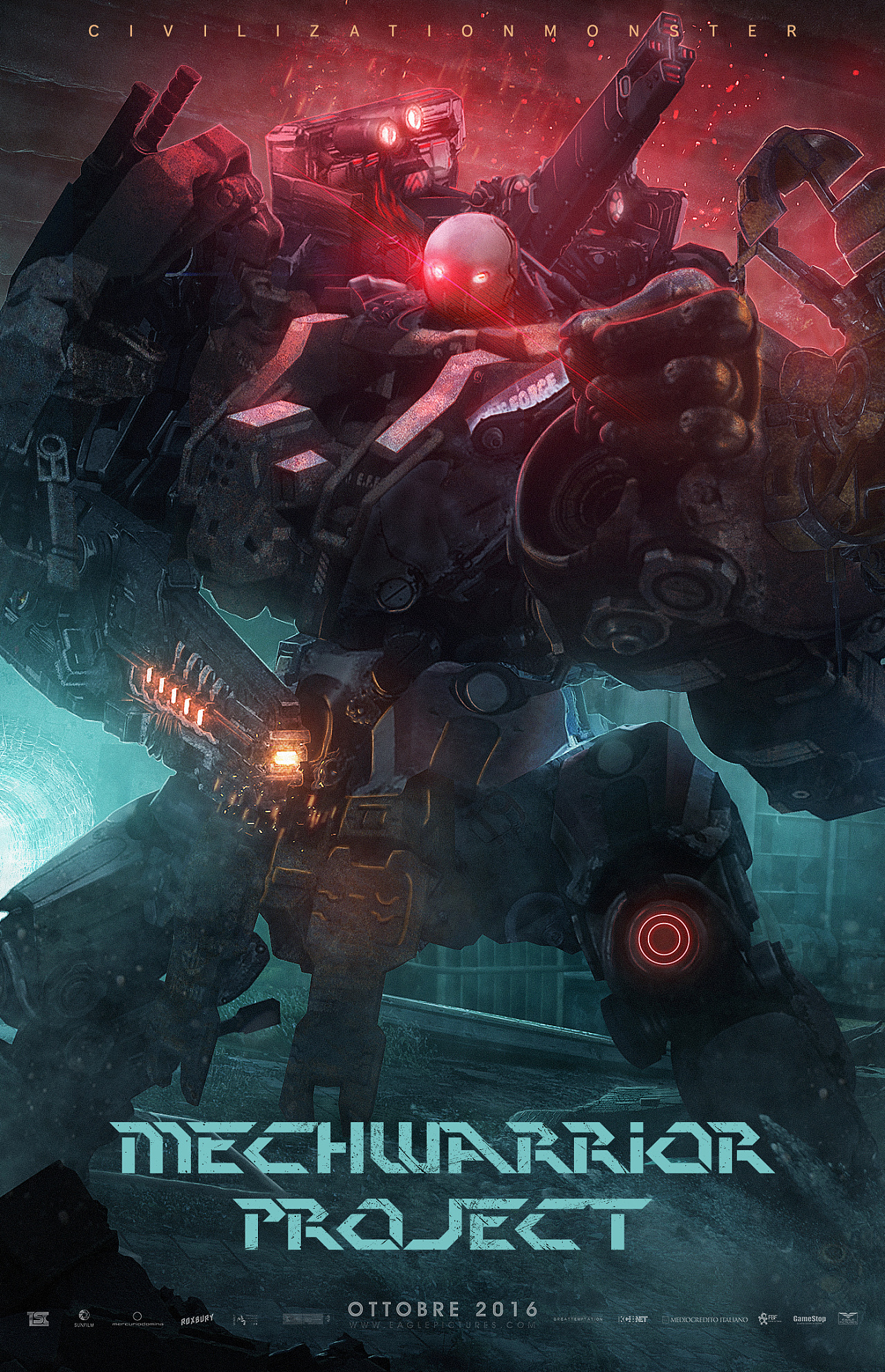 【机甲soldiers】合成海报