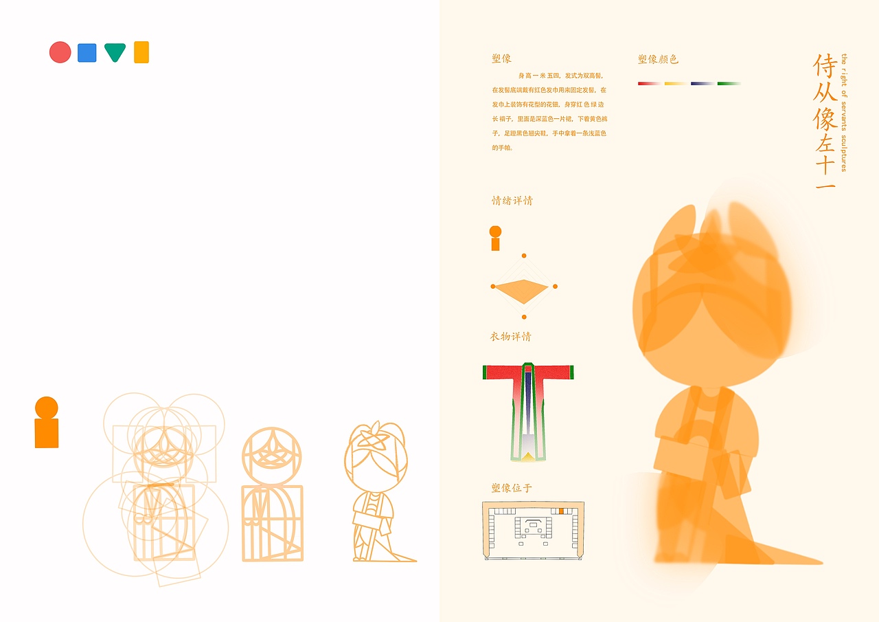 山西晋祠彩塑“三晋溢彩” 信息可视化应用设计