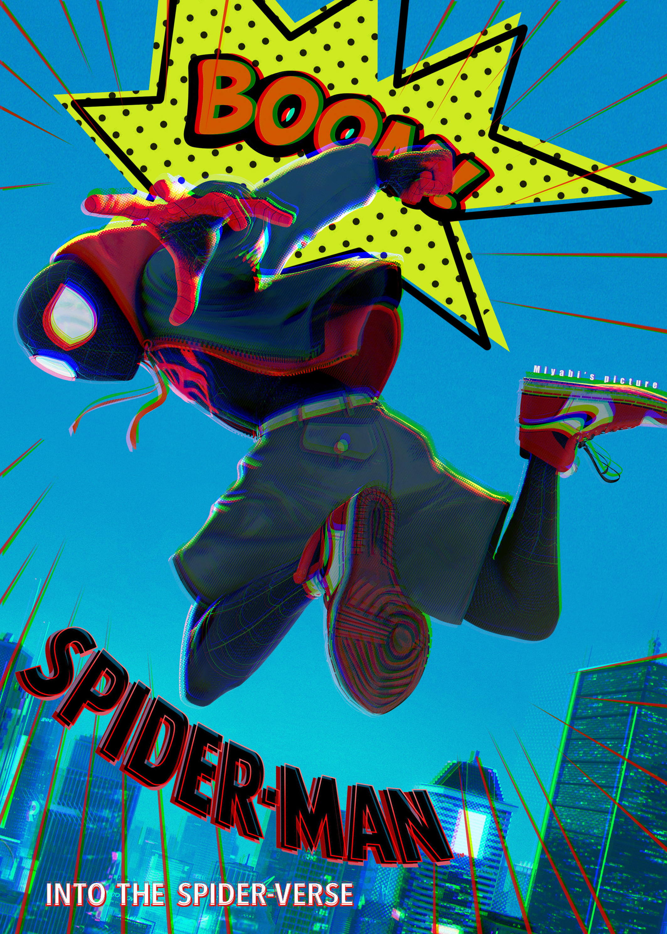 蜘蛛侠--平行宇宙饭制海报