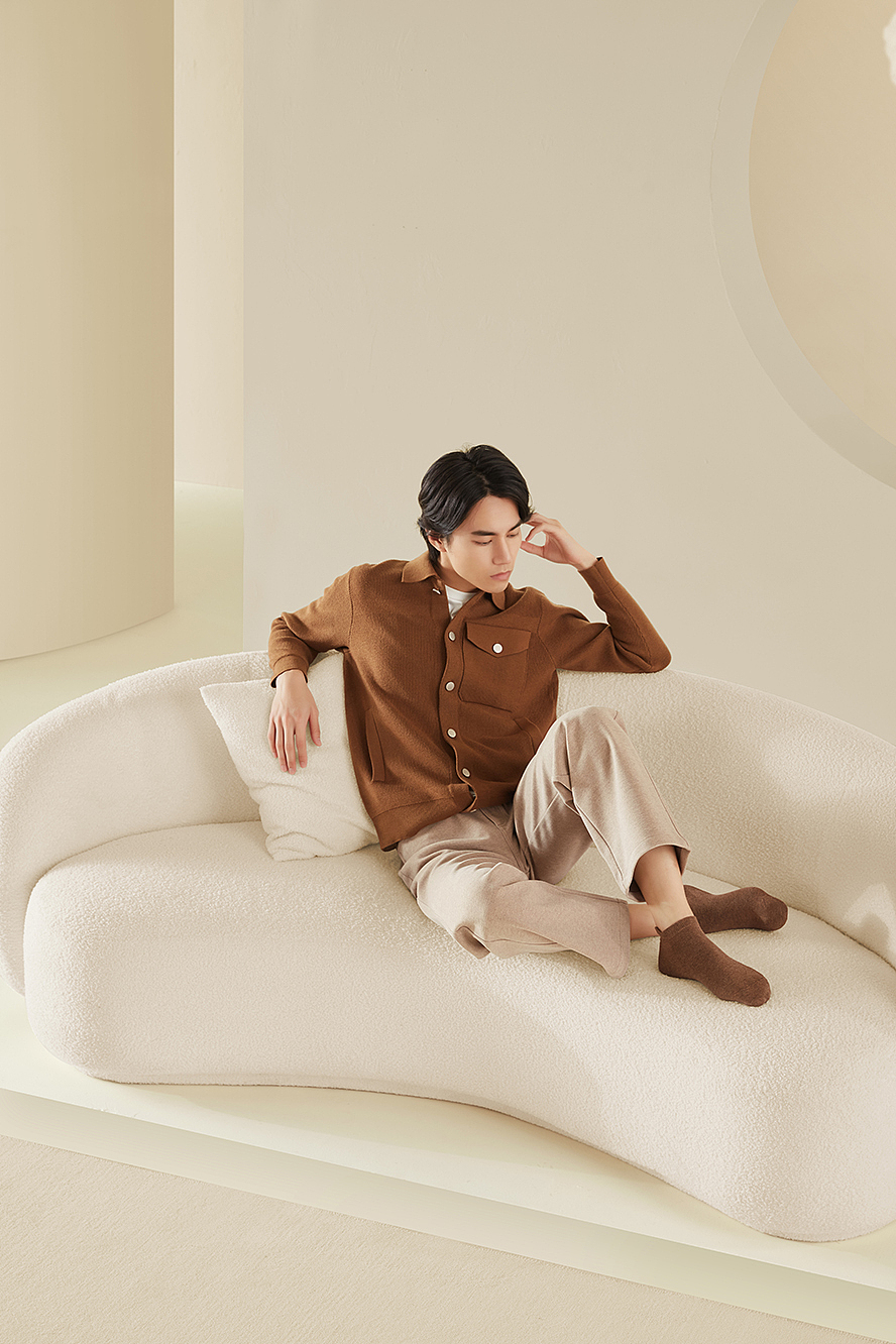 袜子拍摄 棉竹屋