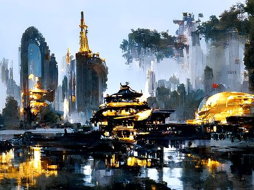 黑金水墨风-华夏-ayu醒梦如画-35/365