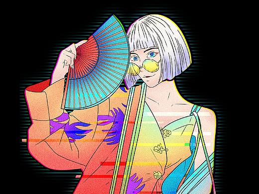 赛博朋克3.8女王节活动海报