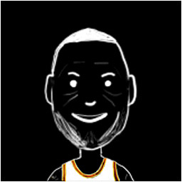 手绘头像 篮球明星 科比、杜兰特、欧文···