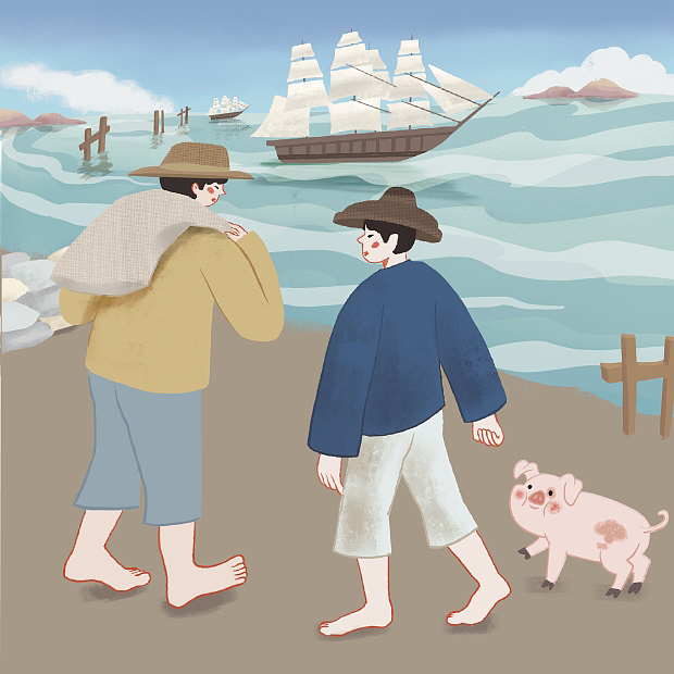 郑家大屋（图ZMzMyNTY4NDk2） - 商业插画 - 站酷设计师是橡树Oak原创素材 - 站酷ZCOOL
