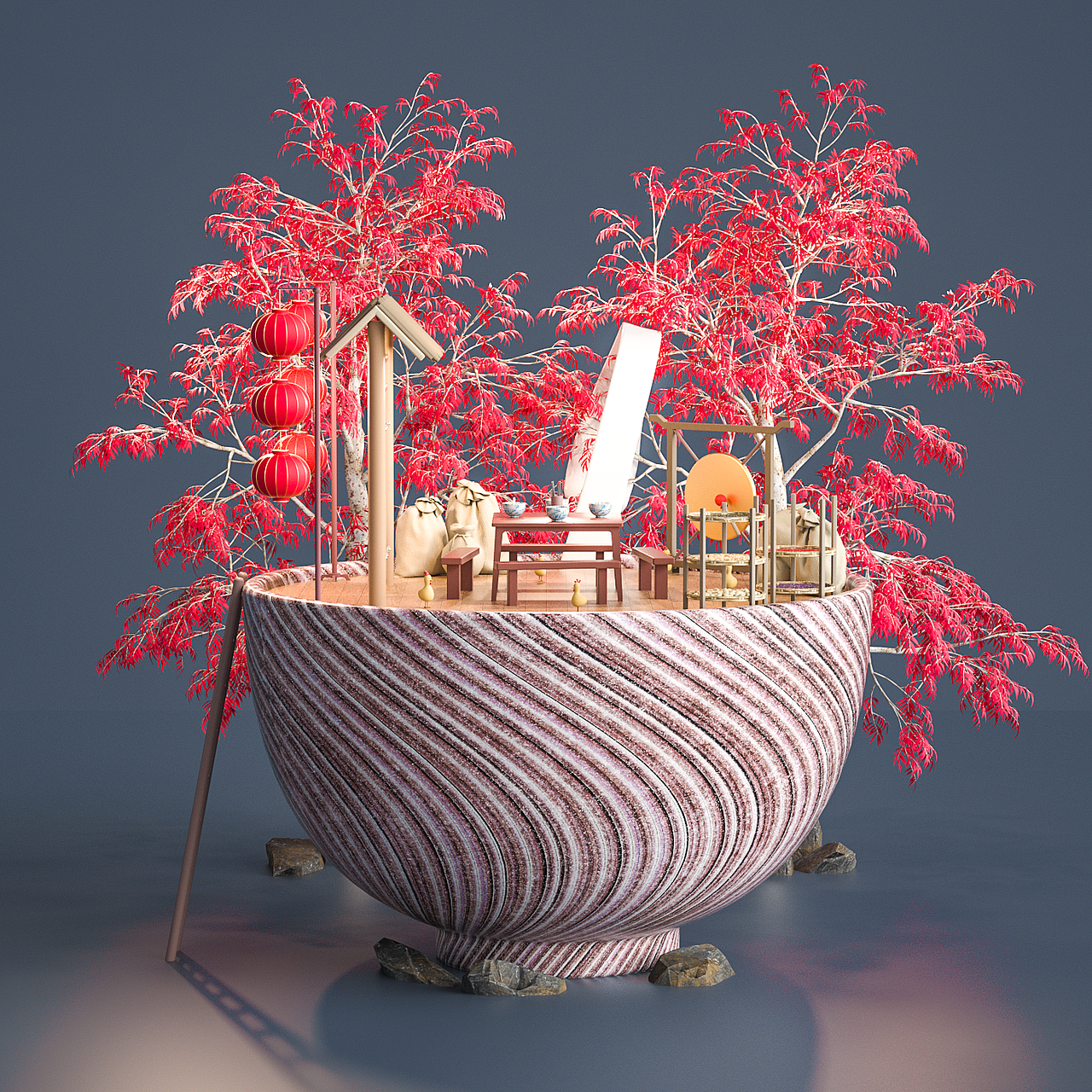 2020年OC作品合集（图ZMjQzOTg3NDAw） - 场景 - 站酷设计师墨文SJ原创素材 - 站酷ZCOOL