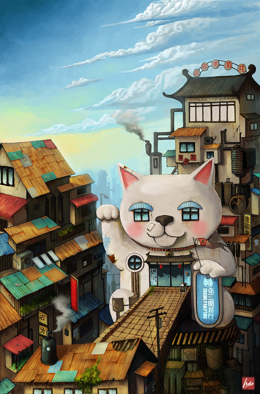 一些建筑类小结（图ZMjY4MjM0NjA=） - 商业插画 - 站酷设计师Ade0328原创素材 - 站酷ZCOOL