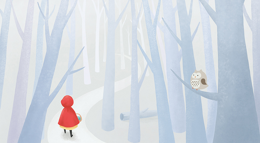 小红帽（图ZMzE5MTQ1NDQ=） - 商业插画 - 站酷设计师小霏霏机原创素材 - 站酷ZCOOL