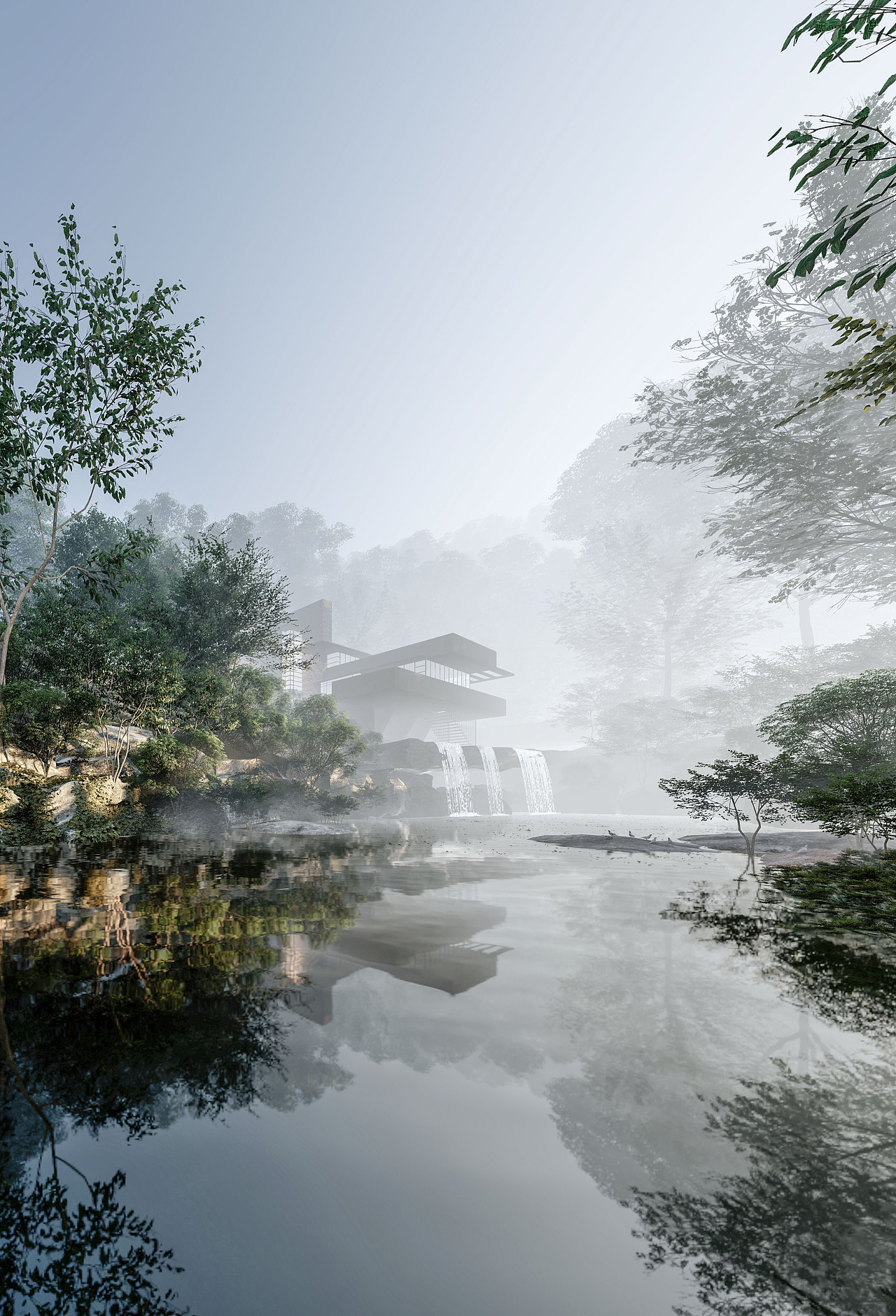 流水别墅lu表现